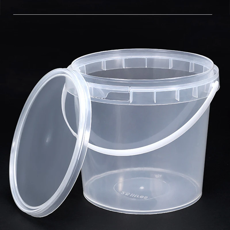 
Durable plastic handle wrap plastic tamper evidence Ice Cream Buckets plastic 