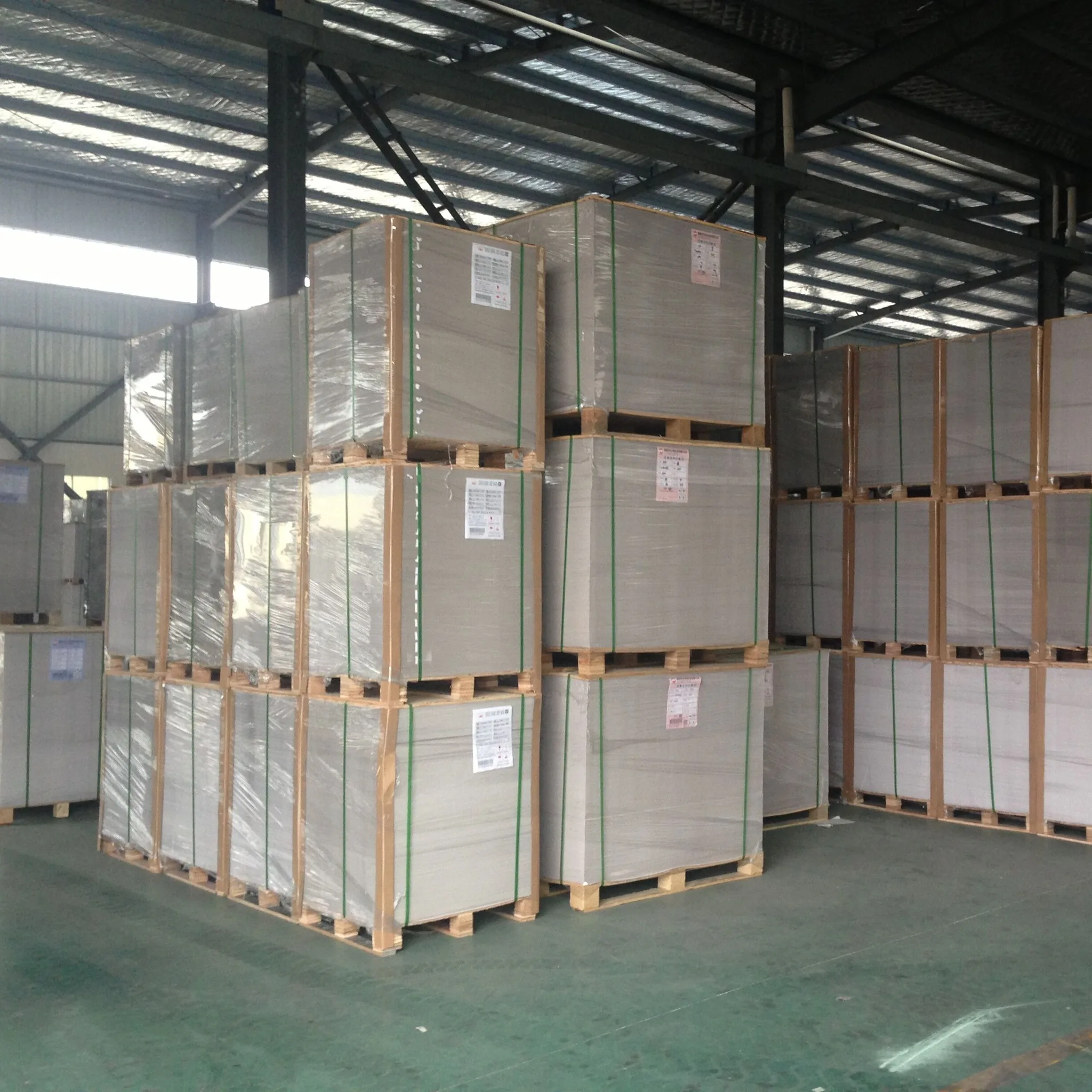 One Side Folding Box Board Coated Paper Fbb White Ivory Printing Cardboard