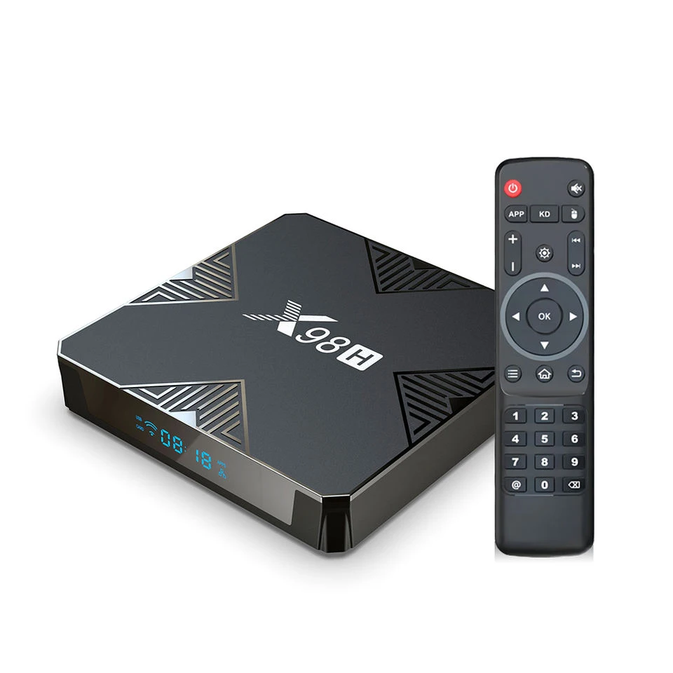 Новейшая телевизионная приставка Allwinner H618, 4K, 6K, потоковое Интернет-видео плеер, android12.0 OS, 4 ГБ, 32 ГБ, домашняя телевизионная приставка X98H