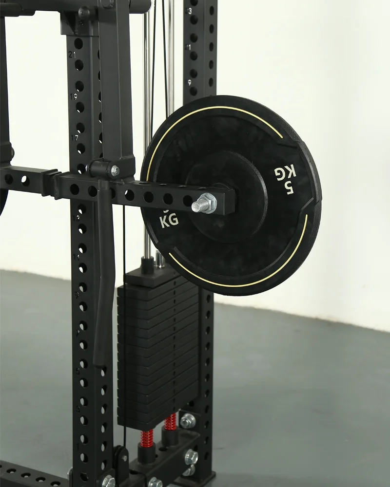 Home use Multi Functional Trainer  Weight REP 3mm steel tube Power Cage Single cable machine for club