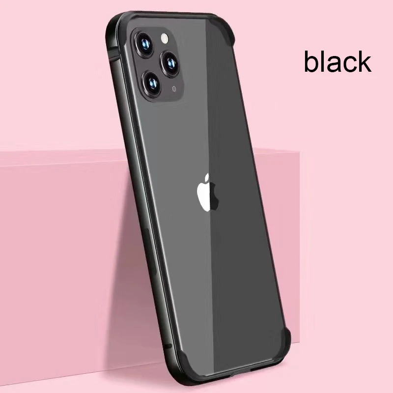 Бампер с алюминиевой рамкой для iPhone 12 бампер из металлического сплава и стали Mini Pro