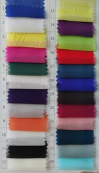 in stock 100%polyester transparent gauze fabric for wedding dress headscarf
