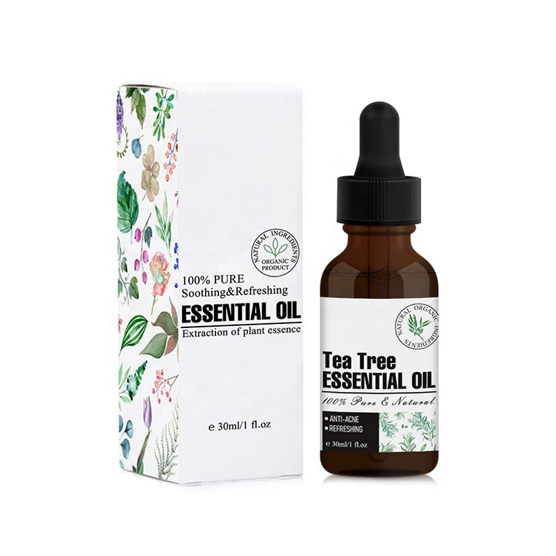 New 100% Pure Natural Plant Floral Essencial Oil Bathing Massage Aroma Diffuser Tea Tree Essential Oil Body Lotion