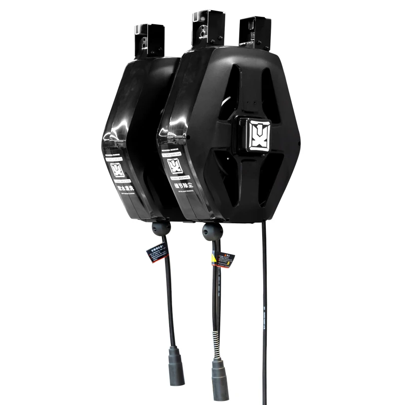 New design Manual automatic retractable garden car wash hose reel water air hose reels with hose nozzle quick connector