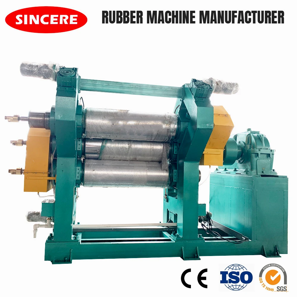 
high precision rubber sheet calendering line with CE ISO 