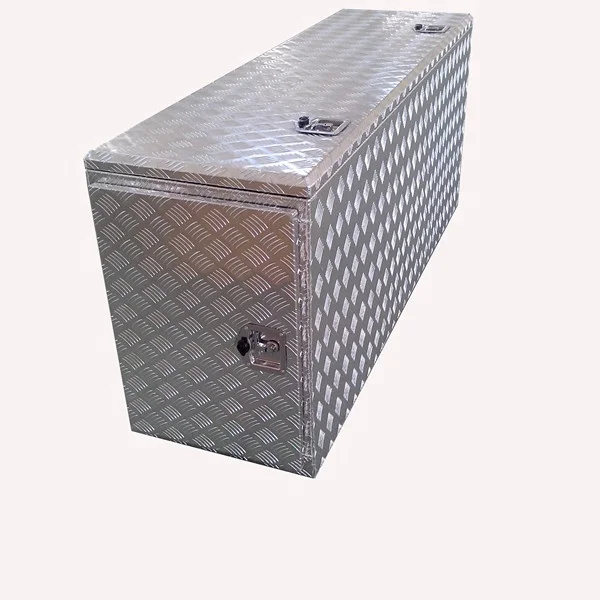 three door aluminium  truck tool box for Germany market