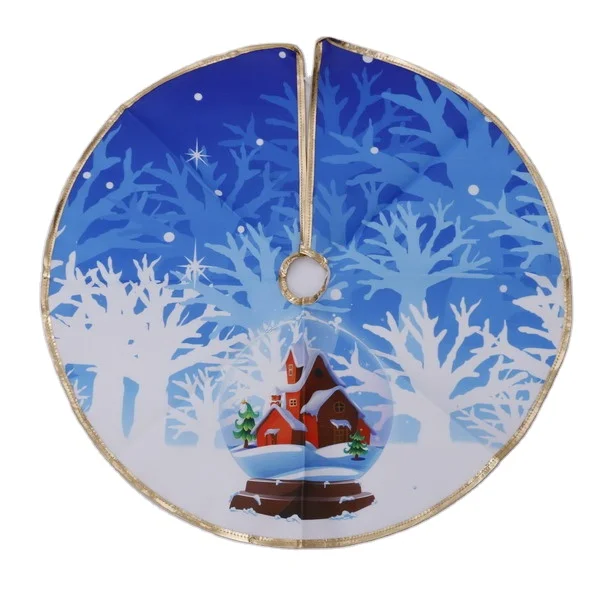 Wholesale Customized Logo Christmas Tree Dress Good Looking Stocked Christmas Tree Mat Party Supplies