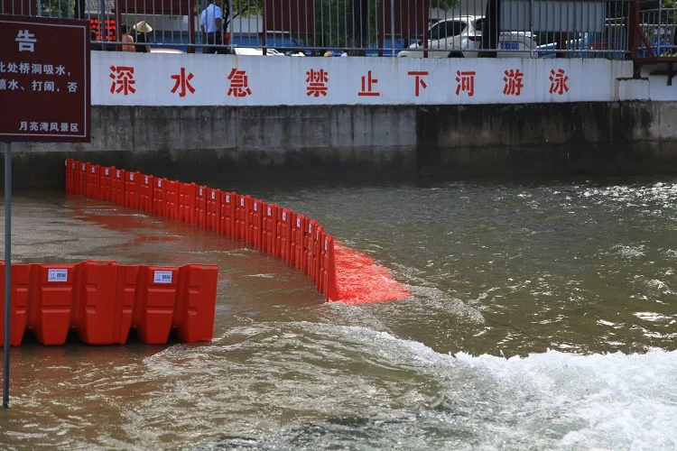 Anti flood barrier gate flood control for county river bridge