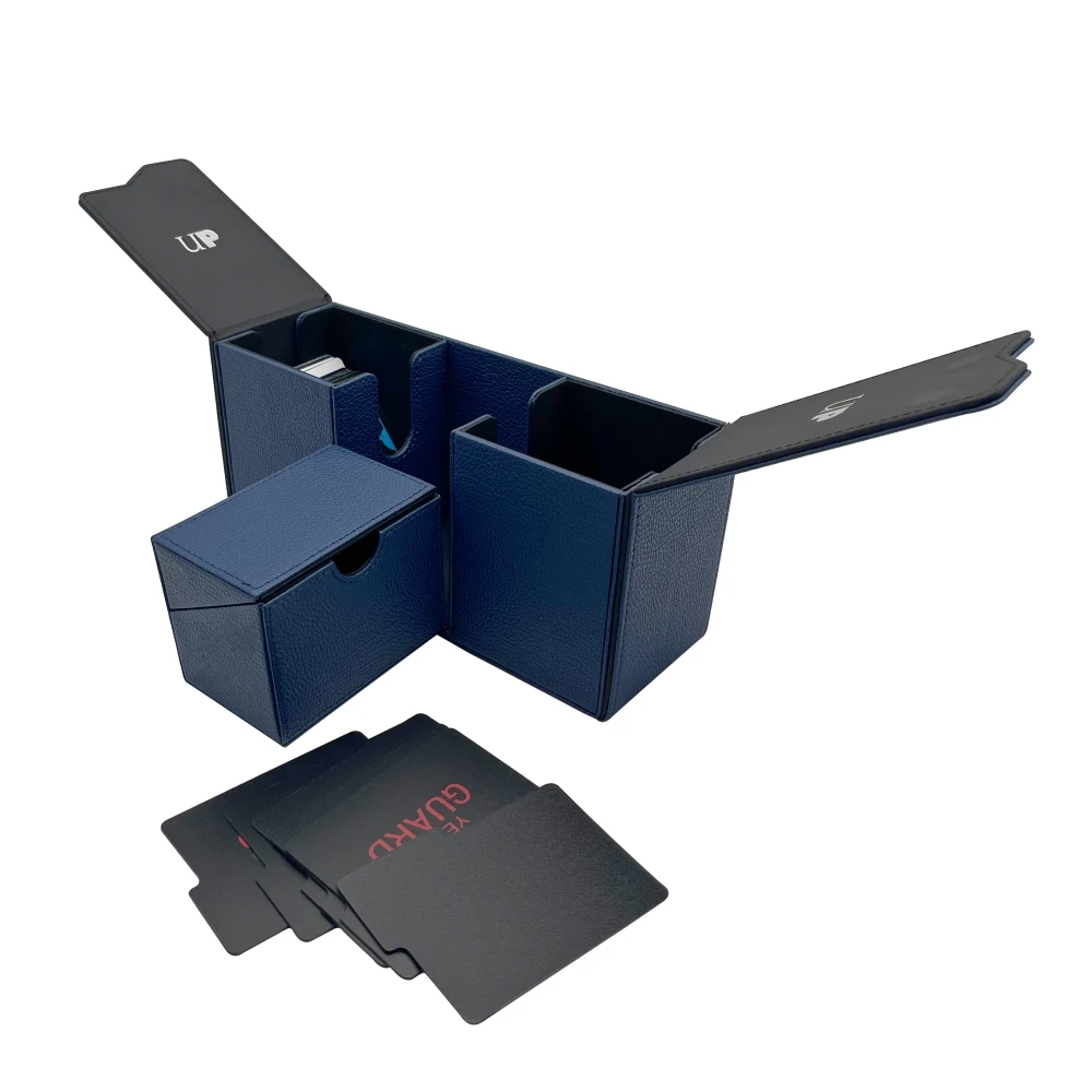 Luxury Custom Playing Card Deck Box Trading Card Storage Game Board Paper Card Plastic Box for Tarot Mtg Poke Mons Tcg Yugioh