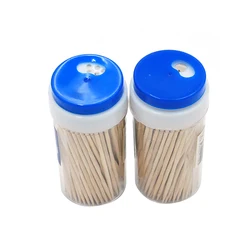 Manufacturer Wholesale 2 Points Round Wooden Decorative Toothpicks