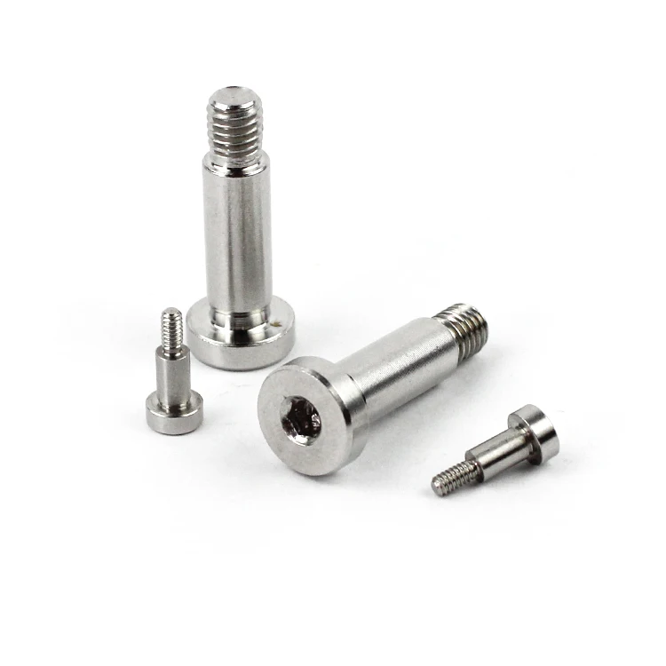 Precision 18-8 Stainless Steel Shoulder Screw M8 Thread Oval Head Nickel Material ISO Standard