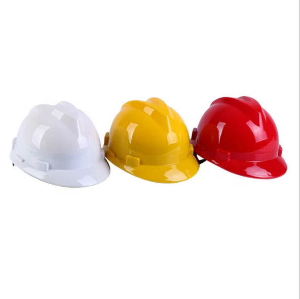 
V Type cheap yellow safety helmet work safety helmet 