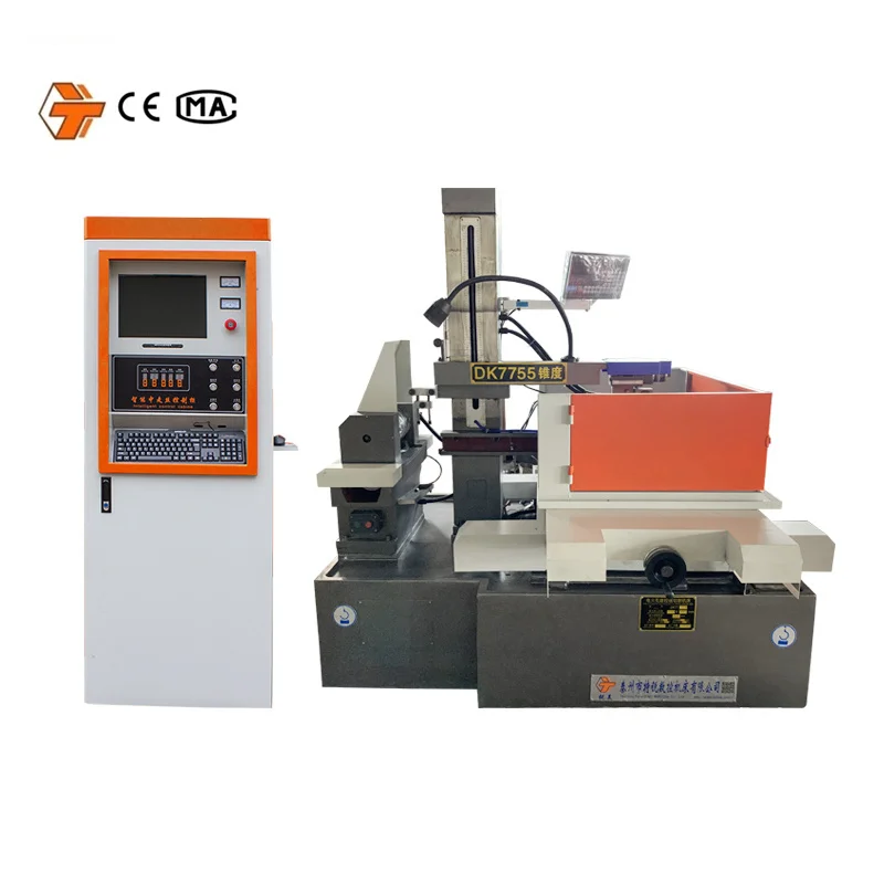 New condition wire cutting CE certified CNC wire cut wire edm machines DK7755