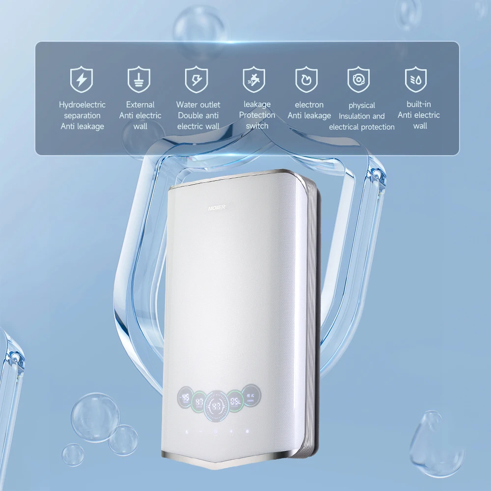Wall Mounted Electric Water Heater Bath Shower Kitchen Instantaneous  30L Hot Water Heaters Instant Electric Shower Water Heater