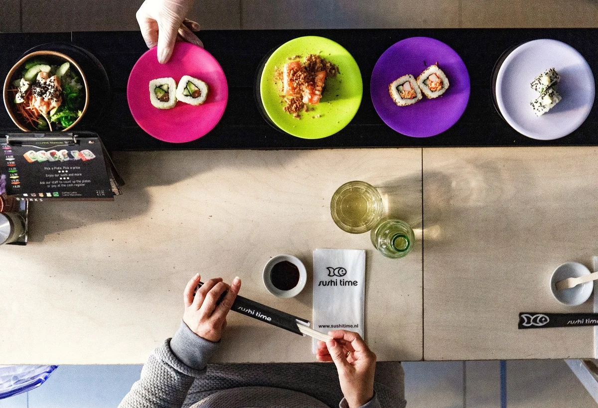 Disposable Paper Wrap Bamboo tensoge Chopstick For Sushi