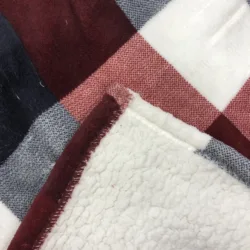 110V-120V Washable Soft Sherpa Plaid Electric Heated Over Blanket with ETL  Certification