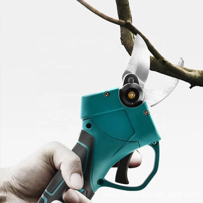 16.8v 21v cordless tree branch pruner portable electric pruning shears garden orchard power scissors with rechargeable battery