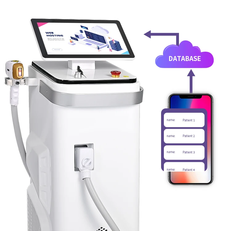 High grade 1800W 2000W pain free diode laser hair removal equipment 755 808 1064nm