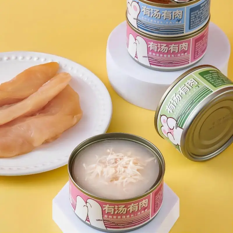 Manufacturers Portable High Nutrition Chicken Flavors Canned Cat Food