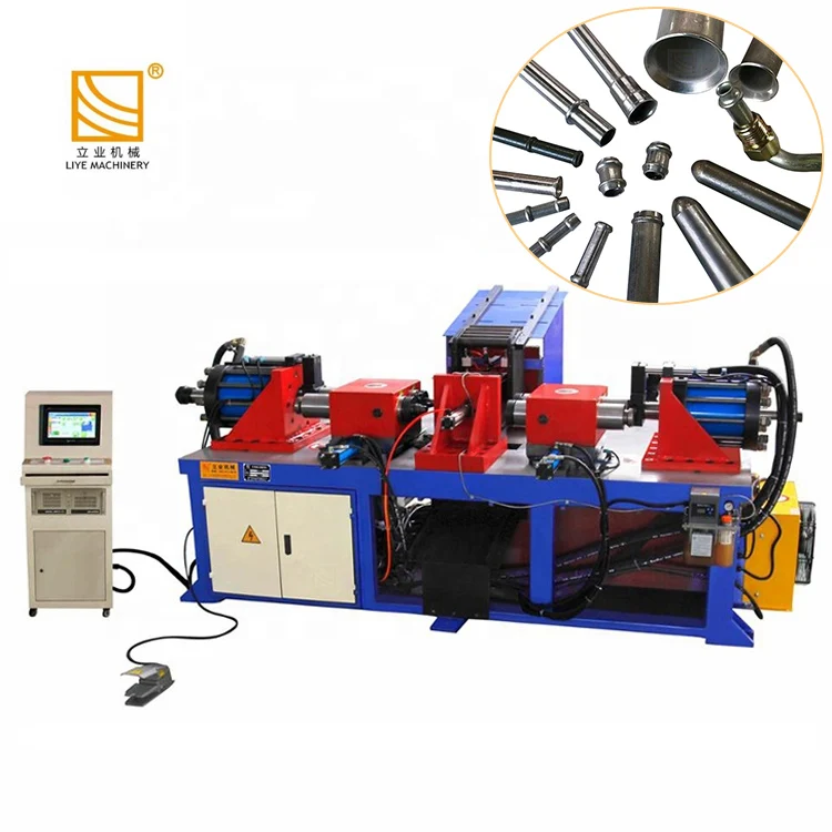 SG100CNC V-образная нержавеющая сталь металл автоматическая стальная труба Концевая формовочная
