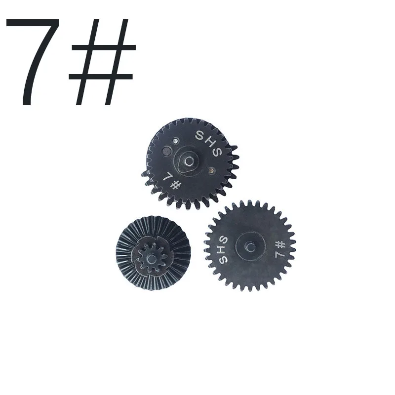 SHS 7 # gearbox gear accessories, just cut CNC gear set, original toy water bullet gun modified Ver.2/3 Aeg Ebb gearbox