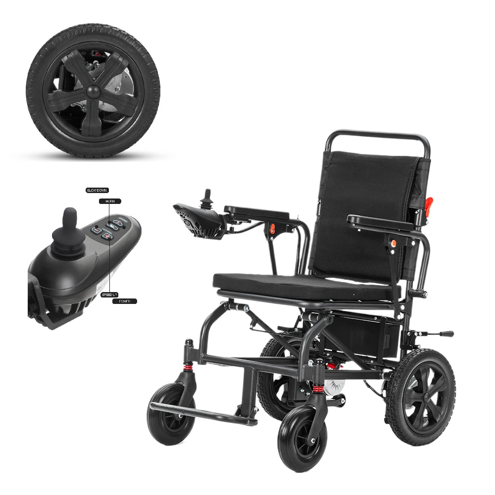 360 Easy Rotating Lifting Adjustable Design Power Chair Portable Light Foldable Electric Wheelchair Storage For Car Trunk