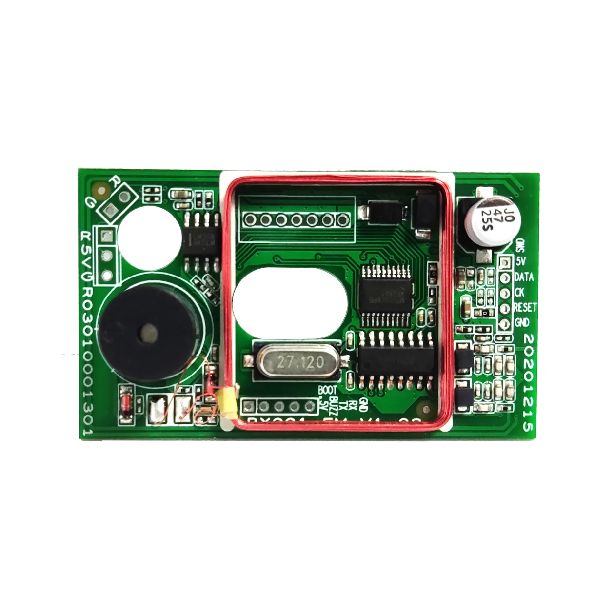 ZRX001/EM  RFID 125KHz & 13.56MHz Dual Frequency Reader Module Support EM ID Card ISO14443A Card With WG26/34 Output