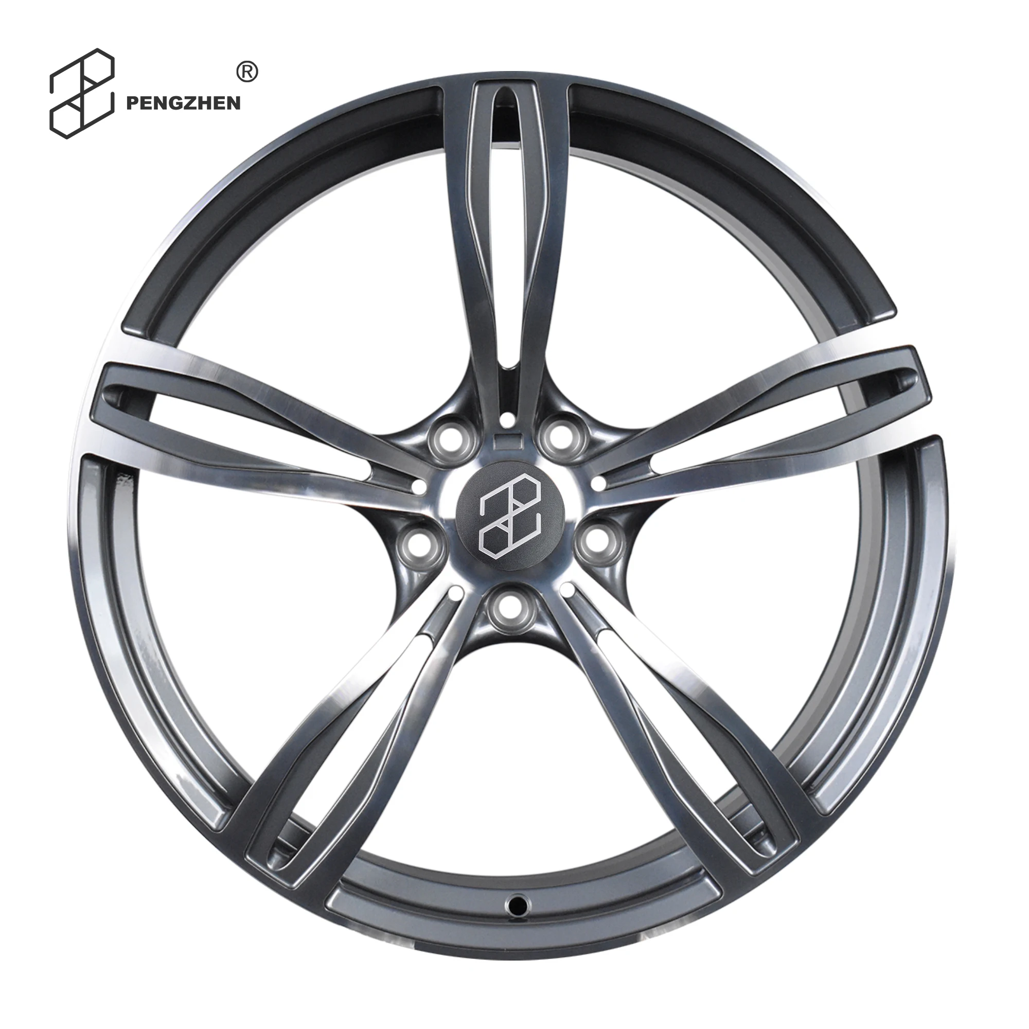 Pengzhen OEM Concave Light Weight 5 Spokes 5x120 20 inch 6061-t6 Aluminum Alloy Forged Wheel for BMW 5 Series f10