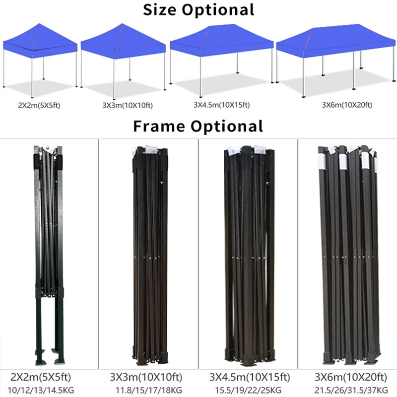 STALLMASTER Wholesale 10x10 Glamping Party Tents Road Show Small Garden Tent Pergola Flea Market Tents
