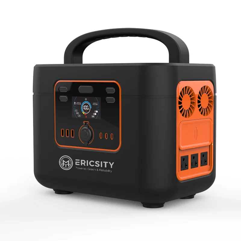 Multi-function Smart Electric Energy Solar Generation battery portable power station 1200W For Home Camping