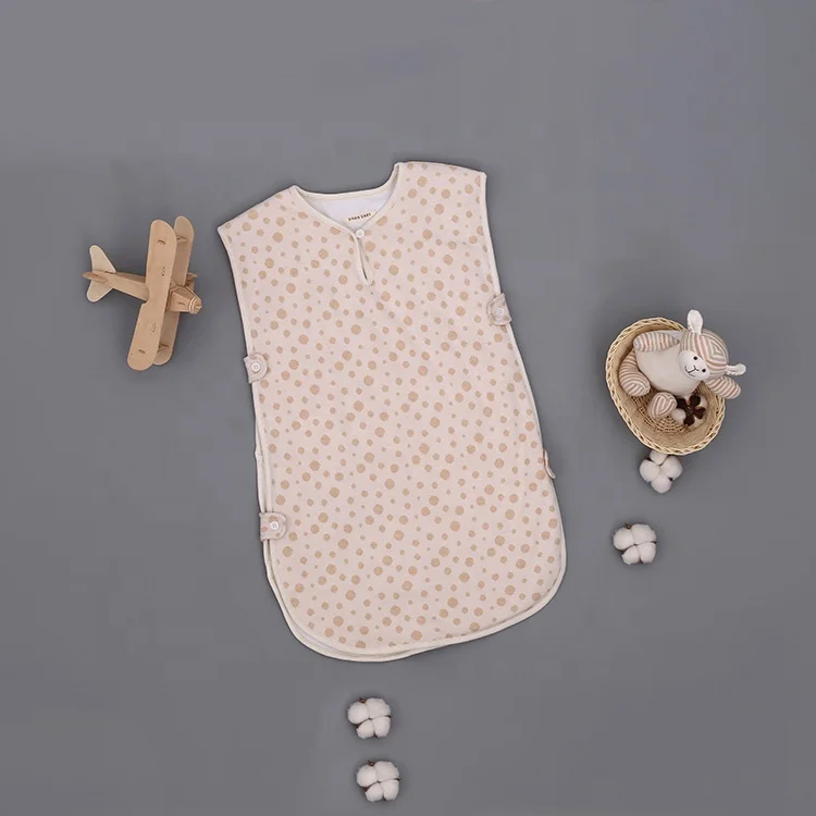 Фабрика по продвижению без рукавов 100% хлопок детский спальный мешок schlafsack baby sleep sack
