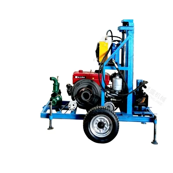 cheap 200m Borehole Well Drilling Machines crawler water well drilling rig machine factory price