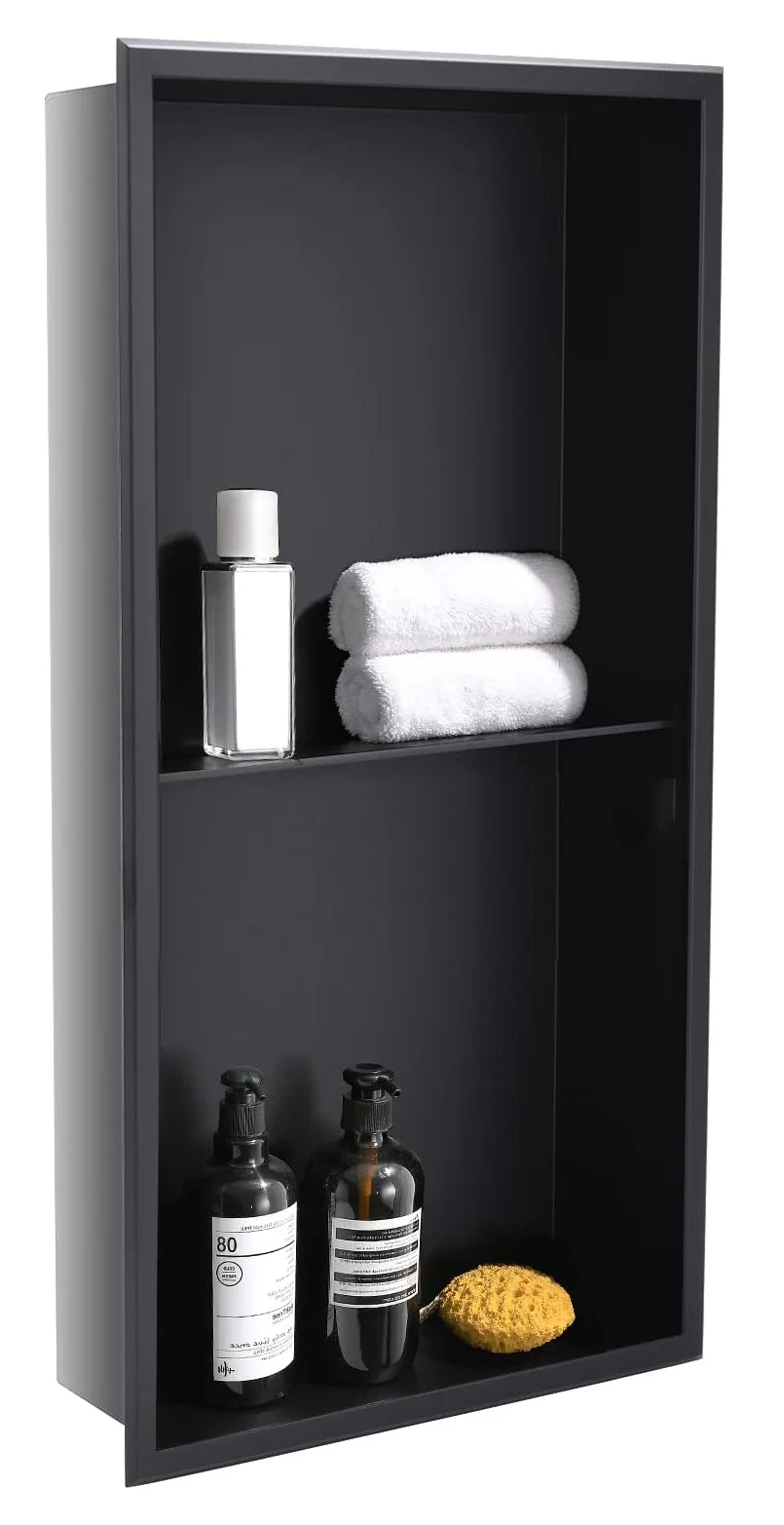 Shower Room Medicine Cabinet Niche In Toilet Exterior Wall Niche  Insert Outside Full On Shower Head Faucet In Pony Wall Soap