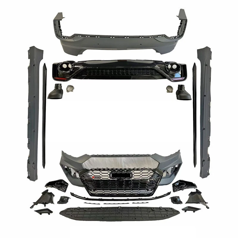 Style Carbon Front Car Auto Parts Front Bumper Side Skirts Rear Bumper For Audi A5 B8 B9