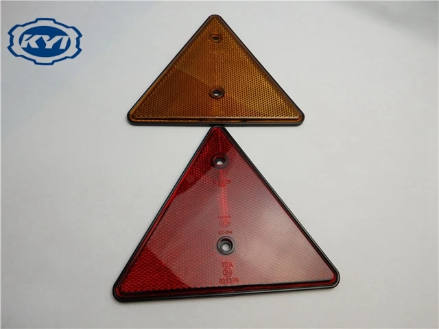 Reflector Triangular Red, Safety Warning Triangle for Trailer Truck Bus in shanghai of KC204