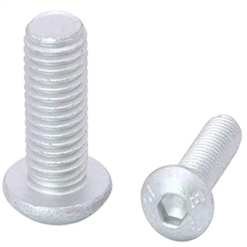 M3 M4 M5 M10 Carbon Steel Class Grade 4.8 8.8 10.9 12.9 Dacromet Gumet Hot Dip Galvanized HDG Button Head Bolt DIN ISO