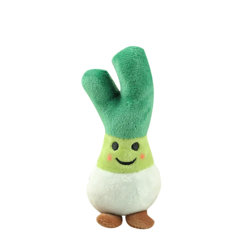 Wholesale Cartoon Vegetables Broccoli Corn 3d Doll Plush Keychain Toys Kids Gift Car Key Pendant Bag Decoration Keychains