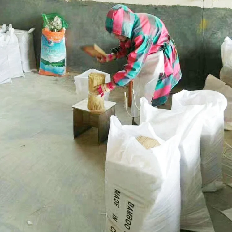 Natural Material Dia 1.3mm 8 & 9 Inch Customized Length Round Bamboo Stick for Making Incense