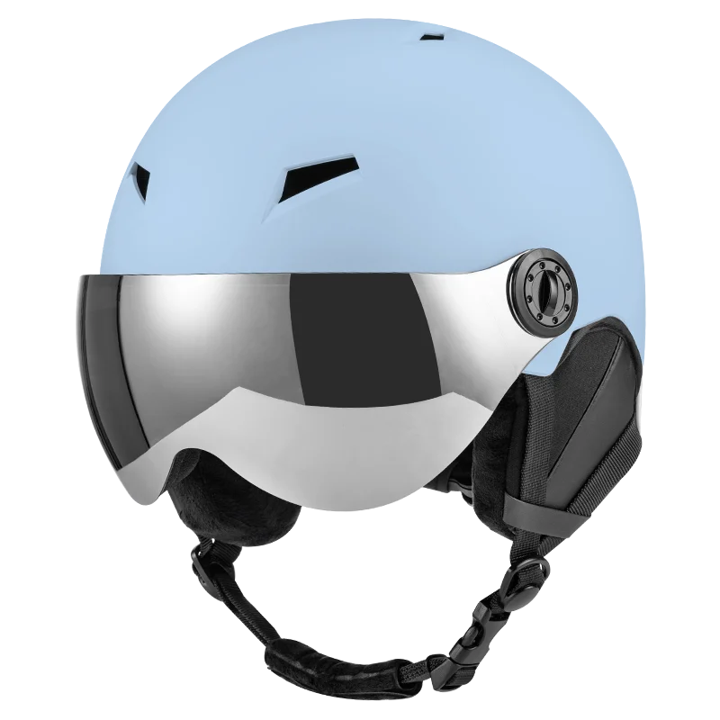 China Manufacturer Professional Skate Ski Helmet Ski For Helmet Ce En1077 With Anti Uv Goggles