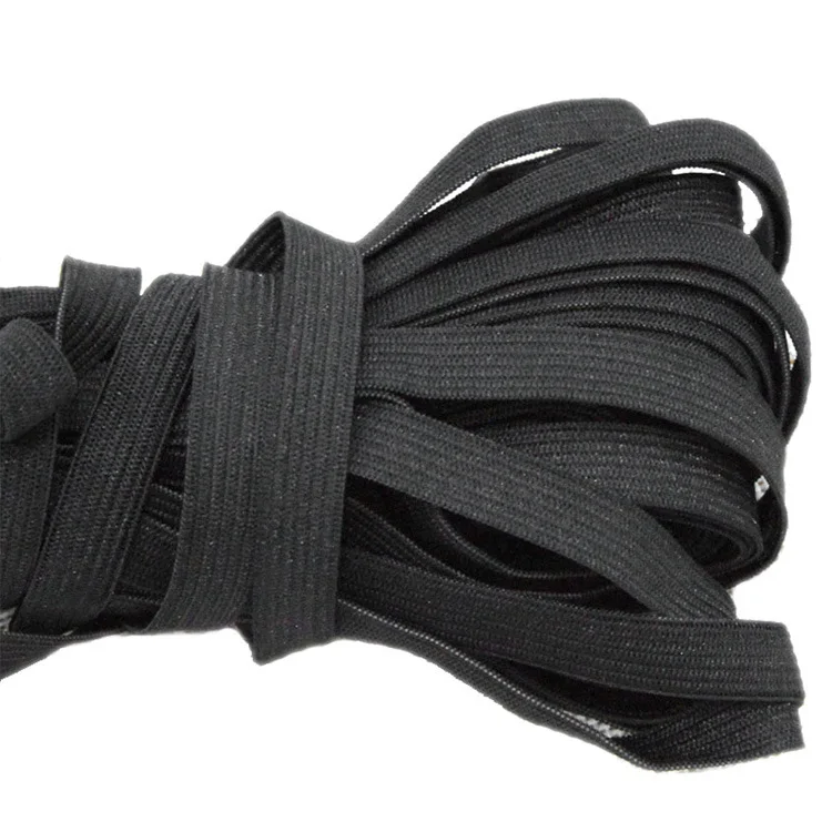 6mm flat narrow  elastic band high elastic band flat cuff sleeve running horse rubber band