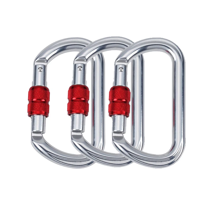 Factory wholesale lightweight metal mini carabiner 30KN