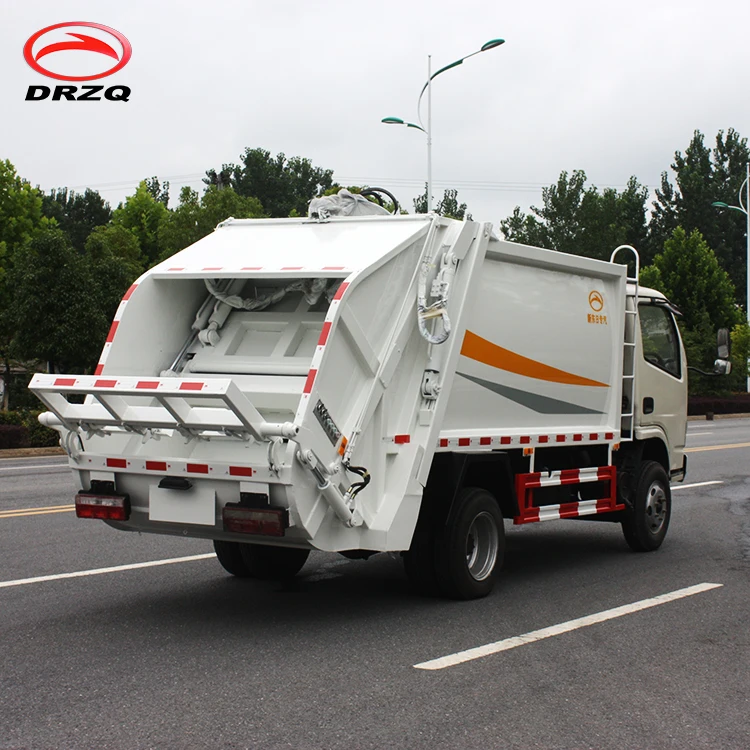 
5 CBM capacity compressor garbage truck 
