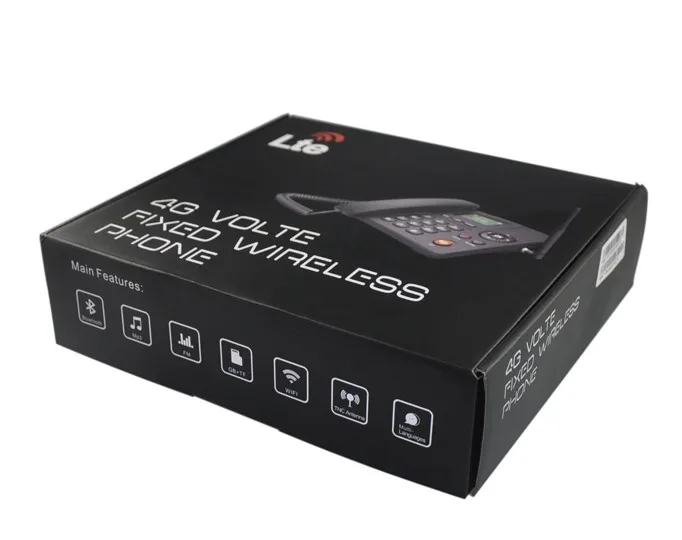 Online order! Etross 6688 Volte 4G  cordless telephone with 1 SIM card slot & colorful display