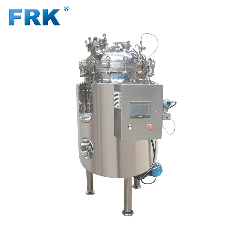 sanitary stainless steel magnetic mixing tank with bottom magnetic agitator