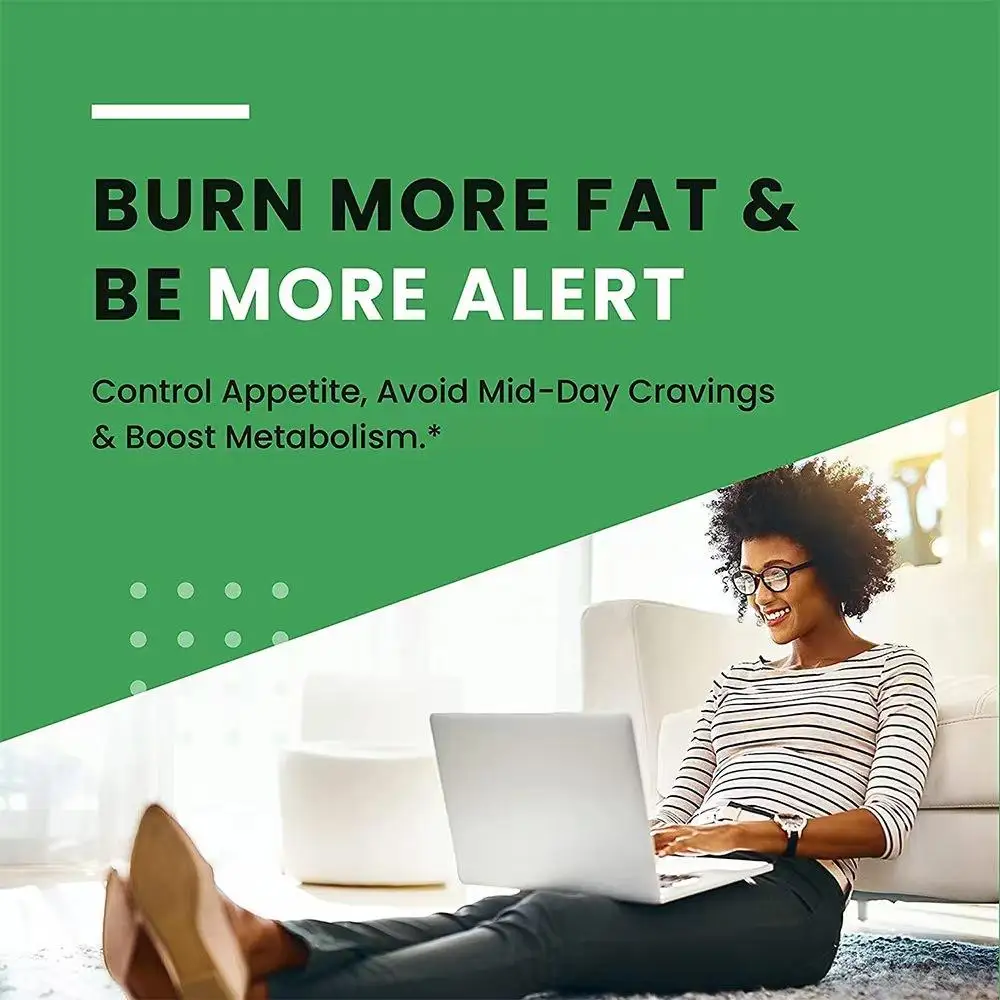 Metabolism Support Green Tea Capsules Fat Burner Matcha Gummy Bears Energy Booster Green Tea Extract Supplement