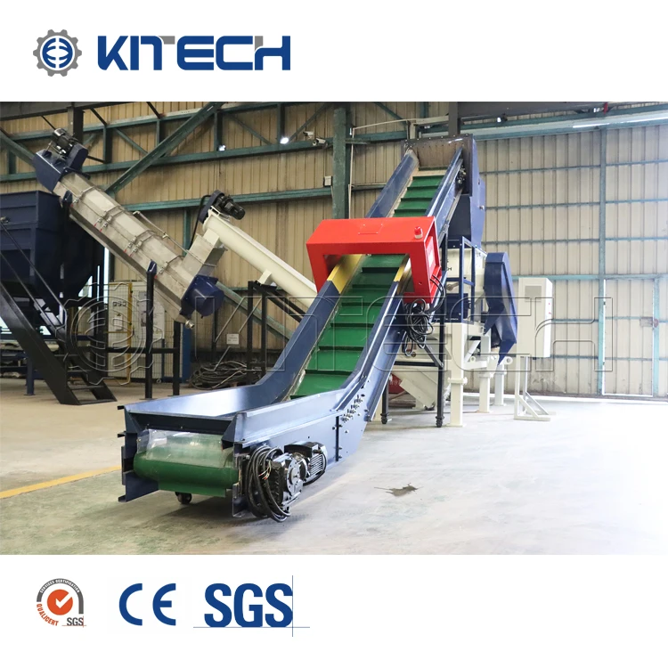 HDPE Container washing line / PE PP plastic pallet recycling machine