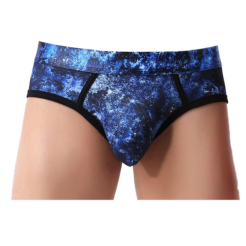 Galaxy Sublimation boxer sexy Briefs bamboo modal fabric Training Wear For All Sports elastic