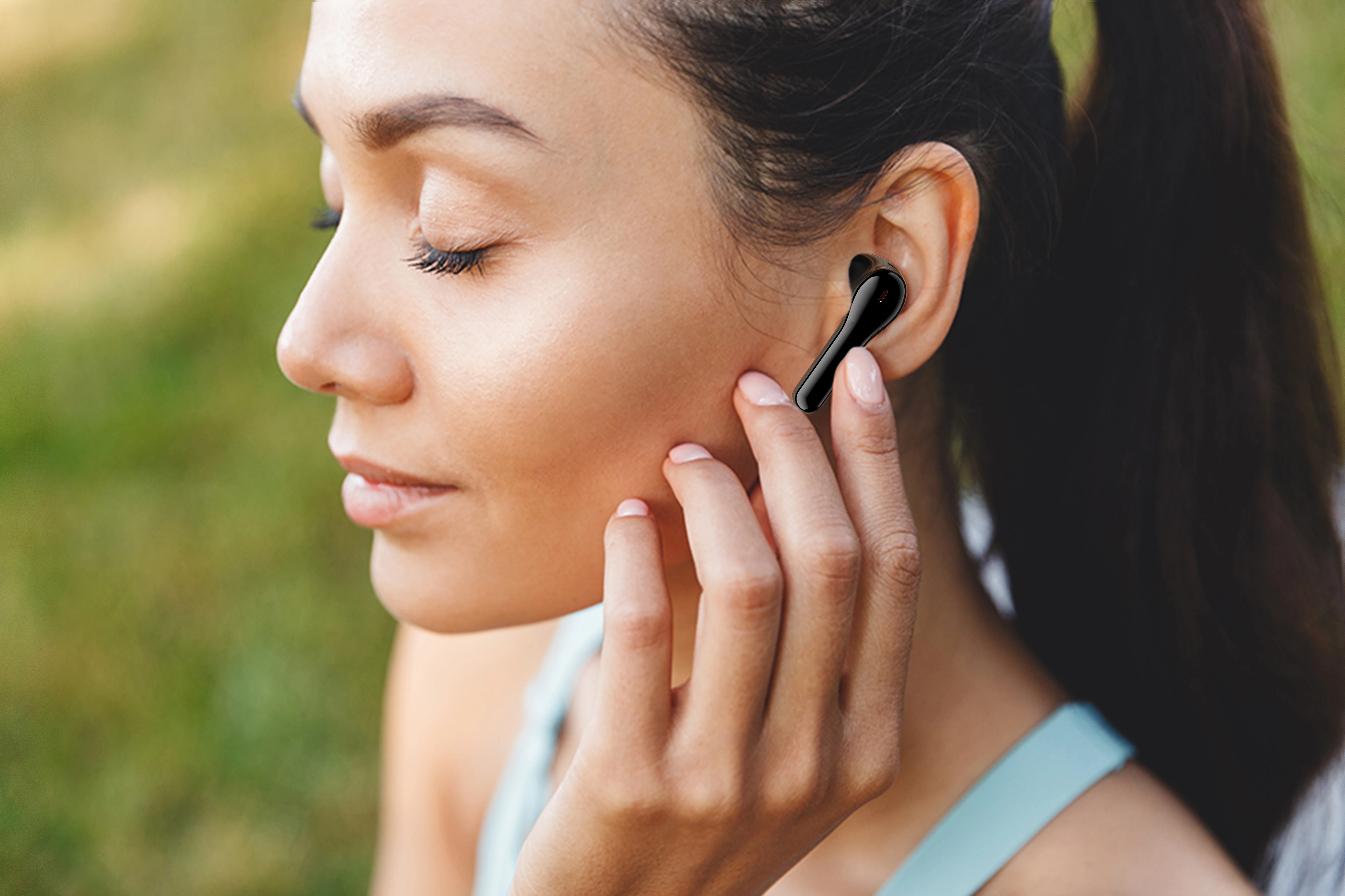 2022 Earphone, Tribit FlyBuds C2 with 8 Hrs Playtime, BT 5.2, 4 Mics ENC and CVC 8.0 Technology & QCC3040 Chip