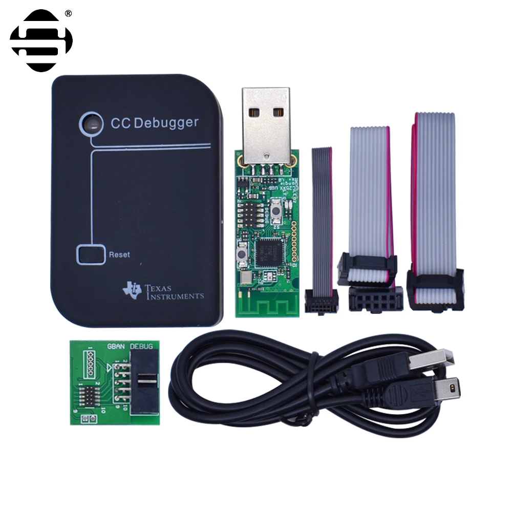 SZYJ CC Debugger ZIGBEE emulator CC2531 CC2540 Sniffer Wireless Board Bt 4.0 Dongle Capture USB Programmer Downloader Cable