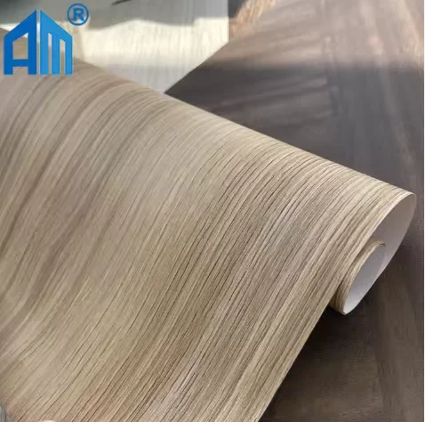 Furniture pvc film  Decor pvc With Real Texture Laminate Sheets For Cabinets